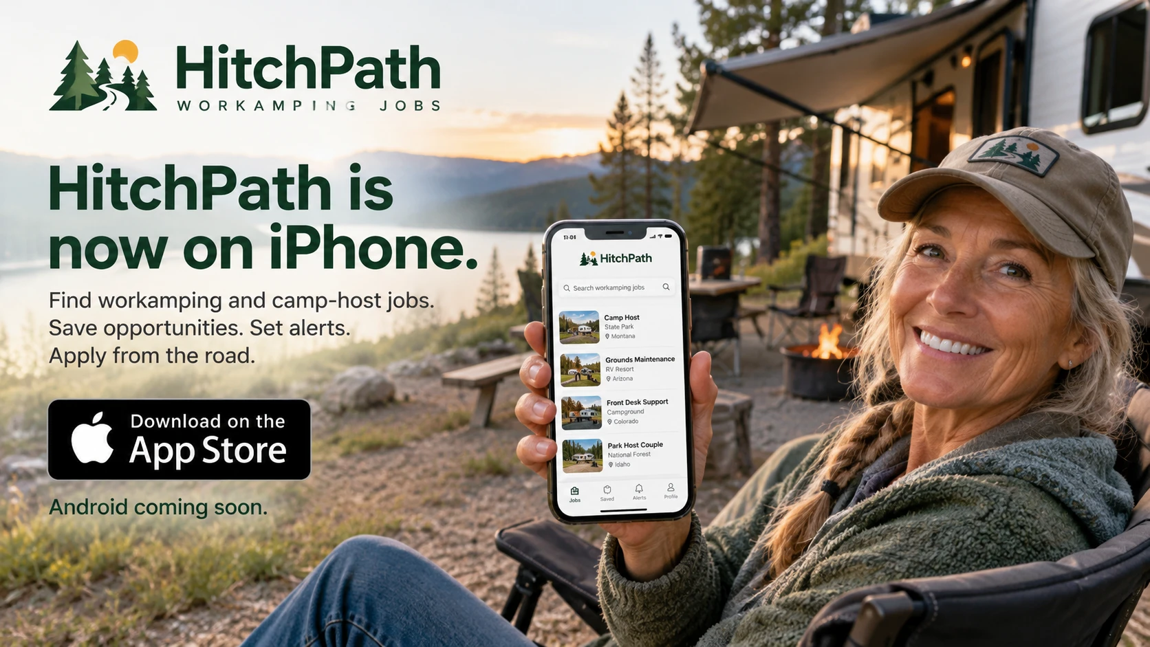 HitchPath Launches Dedicated Mobile App After Review Finds No Other Major Workamping Job Board Offering One