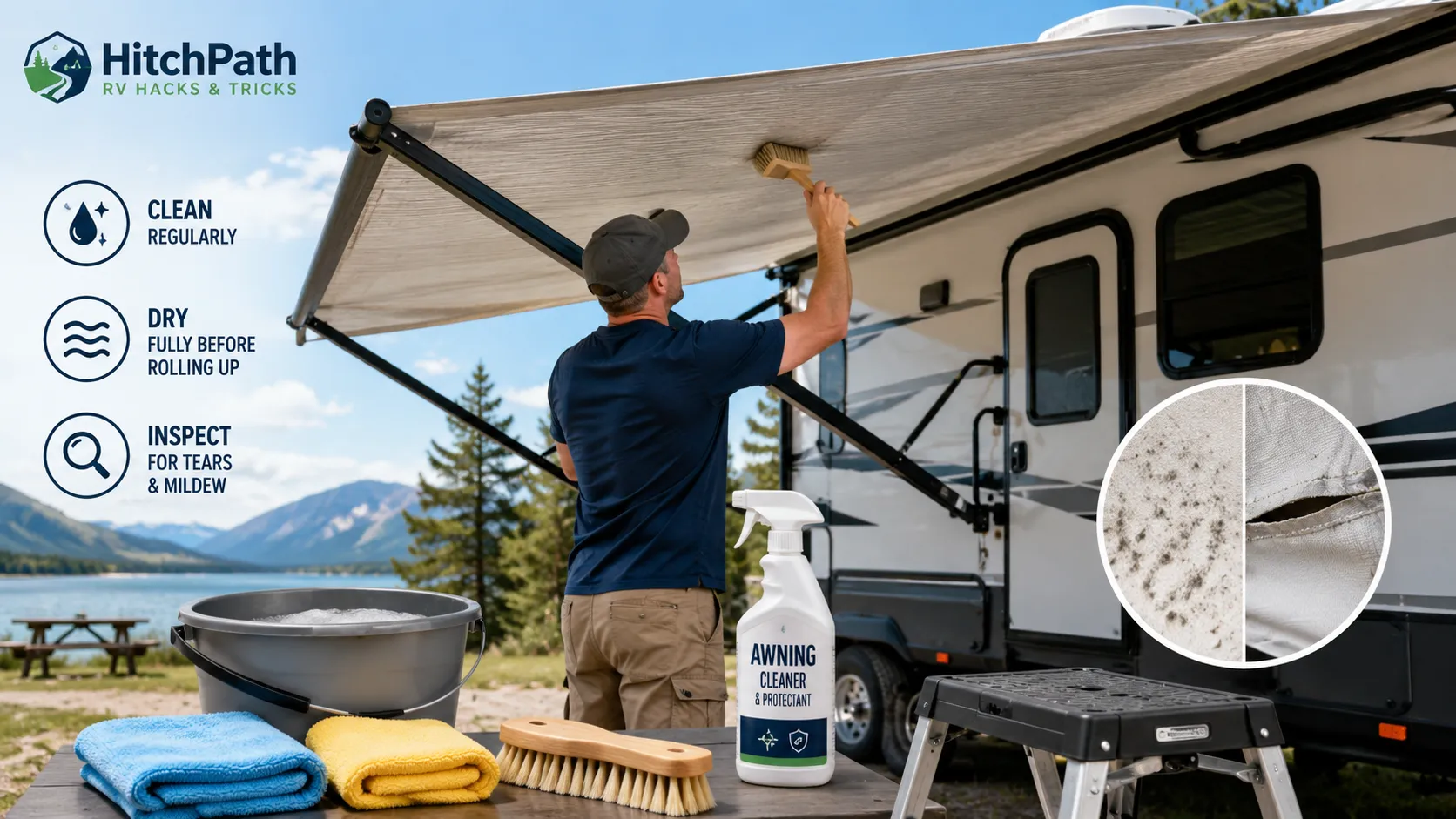 How to Protect Your RV Awning From Rot, Mildew & Tears